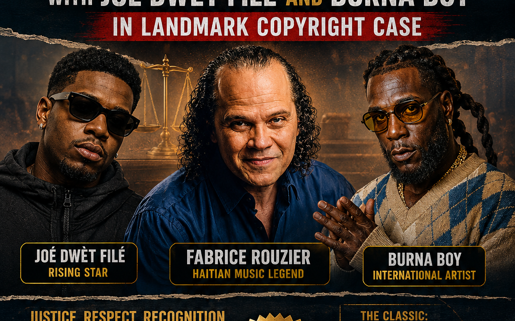 BREAKING: Haitian Music Legend Fabrice Rouzier Reaches Settlement with Joé Dwèt Filé and Burna Boy in Landmark Copyright Case