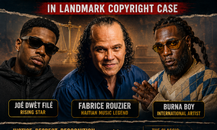 BREAKING: Haitian Music Legend Fabrice Rouzier Reaches Settlement with Joé Dwèt Filé and Burna Boy in Landmark Copyright Case
