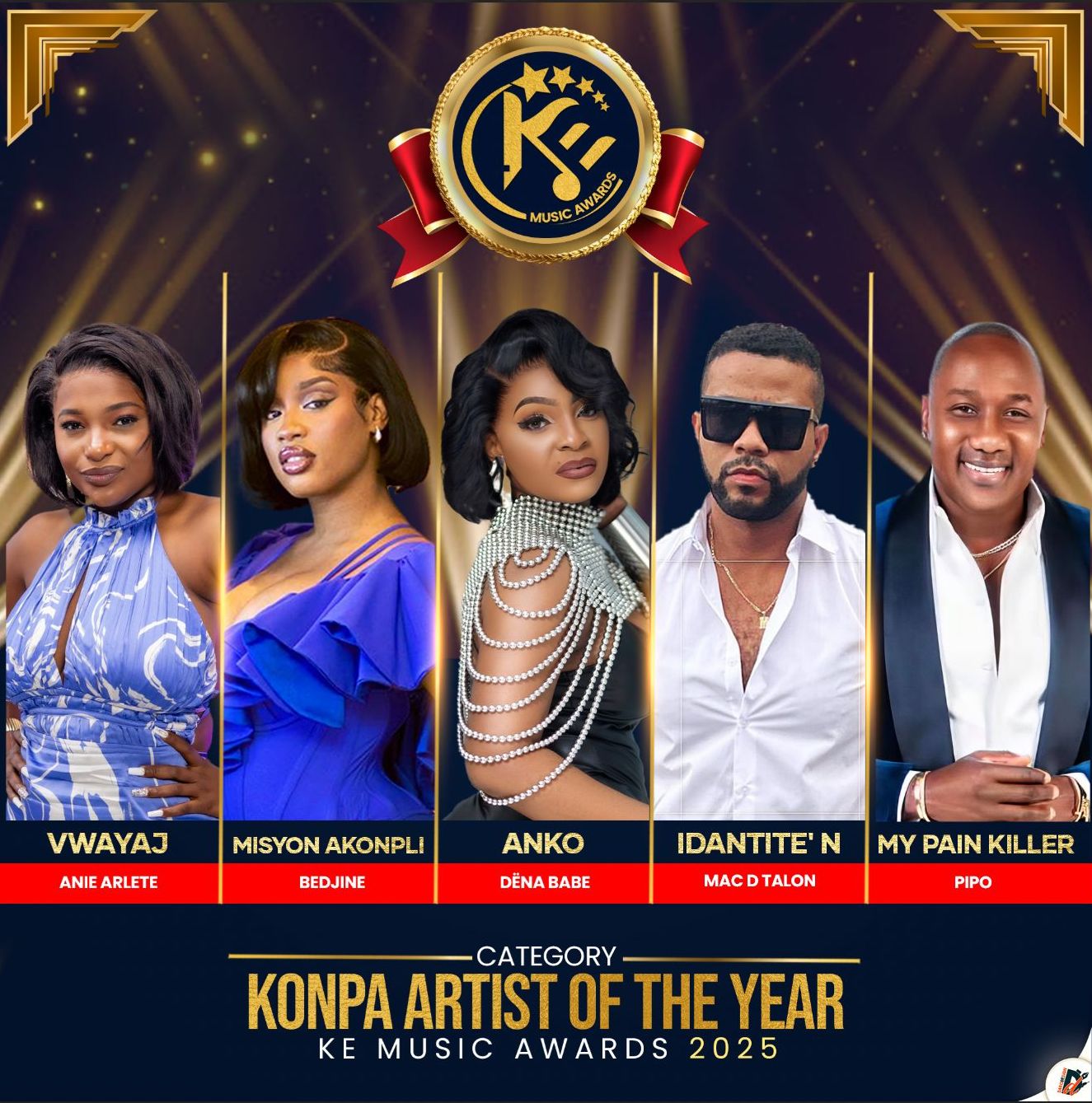 KE Music Awards 2025 :: Konpa Artist of the Year