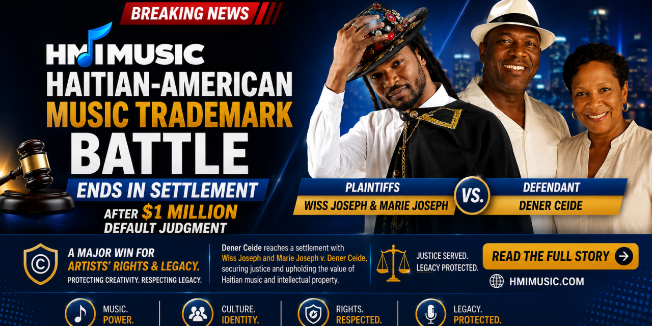 Haitian-American Music Trademark Battle Ends in Settlement After $1 Million Default Judgment