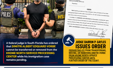 🚨 BREAKING: Federal Judge Blocks ICE from Transferring Haitian Businessman Dimitri Vorbe