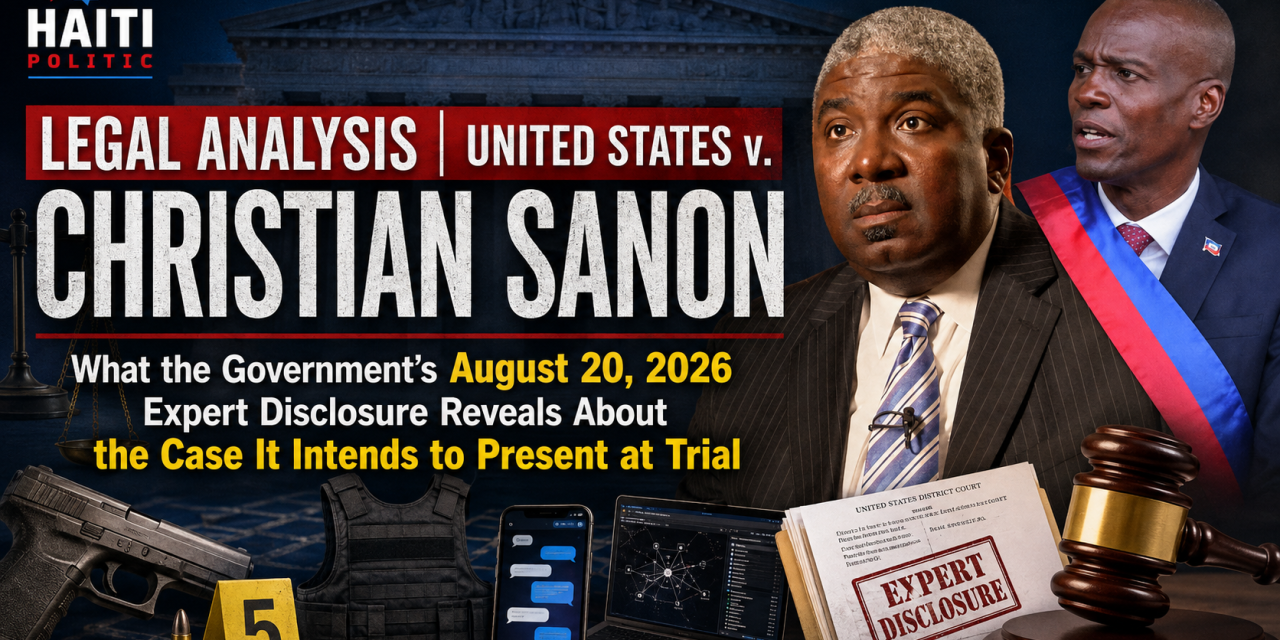 LEGAL ANALYSIS | UNITED STATES v. CHRISTIAN SANON