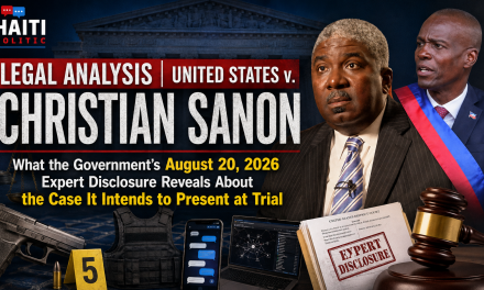 LEGAL ANALYSIS | UNITED STATES v. CHRISTIAN SANON