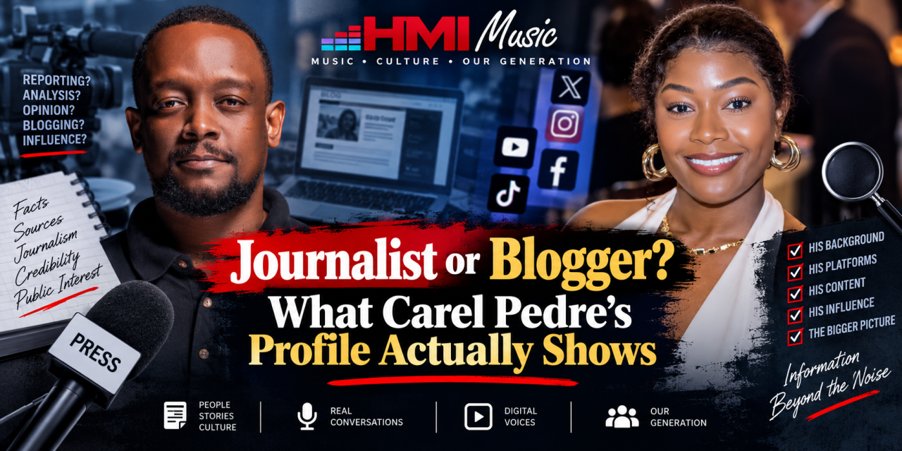 Journalist or Blogger? What Carel Pedre’s Profile Actually Shows