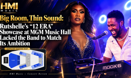 Big Room, Thin Sound: Rutshelle’s “12 ERA” Showcase at MGM Music Hall Lacked the Band to Match Its Ambition