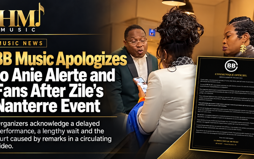 BB Music Apologizes to Anie Alerte and Fans After Zile’s Nanterre Event