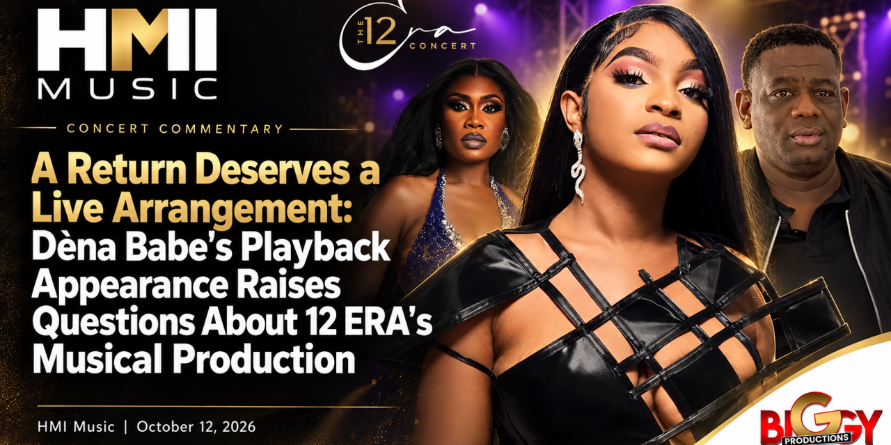 A Return Deserves a Live Arrangement: Dèna Babe’s Playback Appearance Raises Questions About 12 ERA’s Musical Production